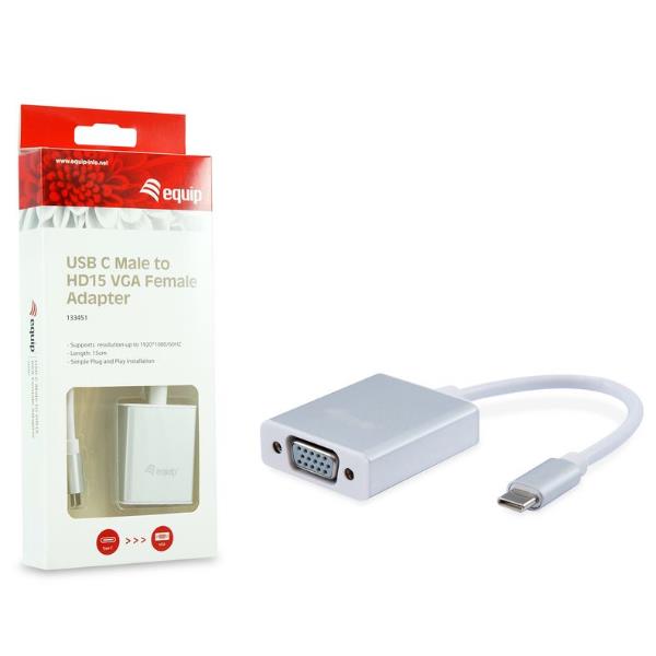 Equip - Adattatore video - USB-C (M) a …