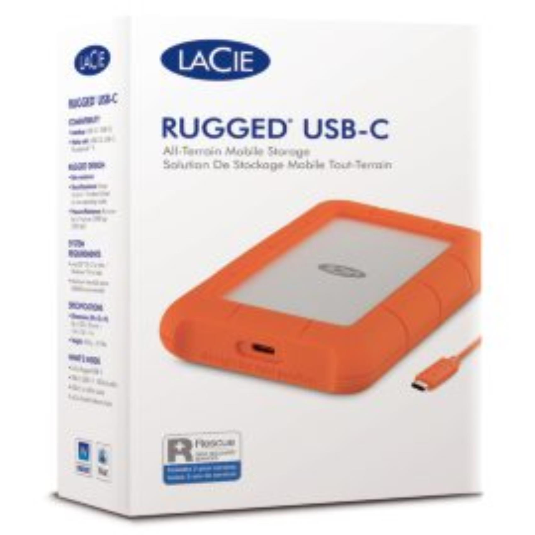 LaCie Rugged USB-C - HDD - 1 TB …
