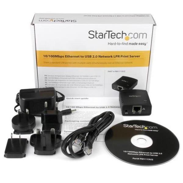 StarTech.com Server di rete per Stampante Ethernet 10/100 …