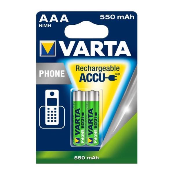 Phone Power 2xAAA 550 mAh RR ACCU "R2U" …
