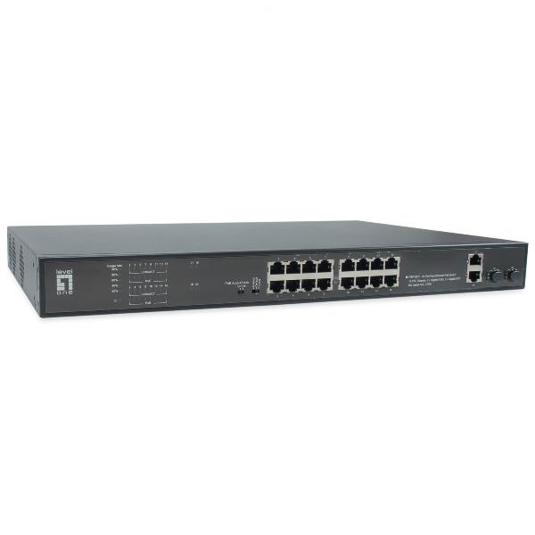 LEVELONE FGP-2031 - SWITCH 20-PORTE FAST ETHERNET POE …