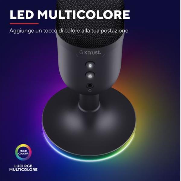 Trust - GXT 234 YUNIX MICROFONO USB RGB …
