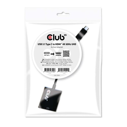 CLub3D cavo adattatore attivo USB 3.1 TypeC a …