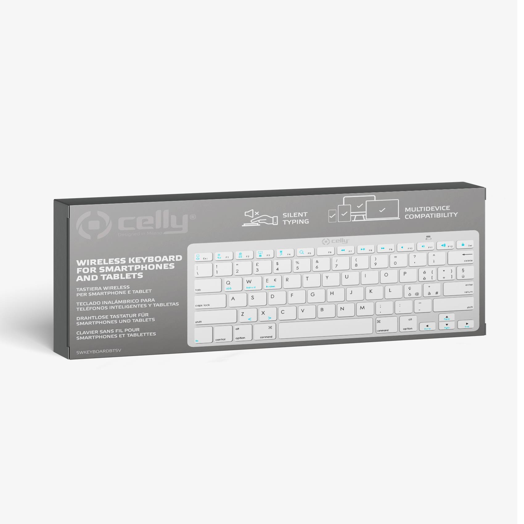 Celly - SWKEYBOARDBT - Wireless Keyboard SMART WORKING