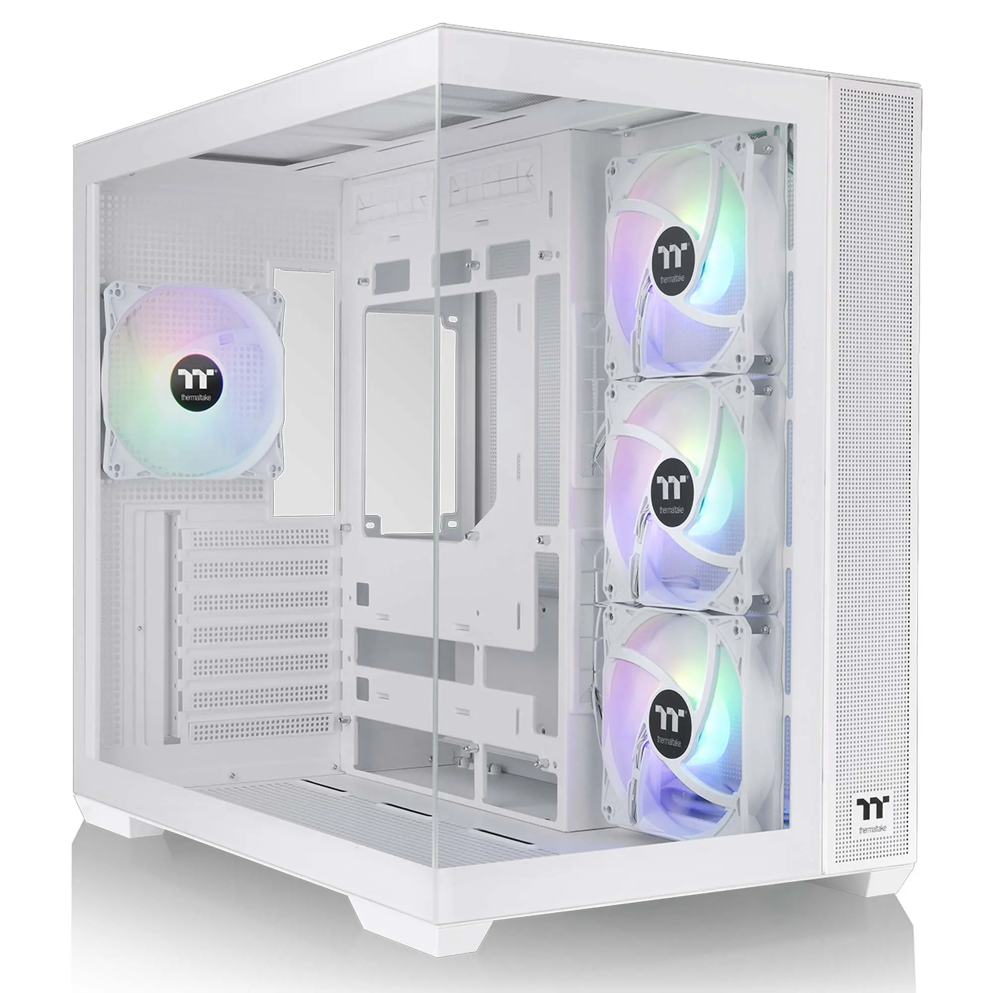 Thermaltake View 380 TG ARGB Snow Mid Tower …