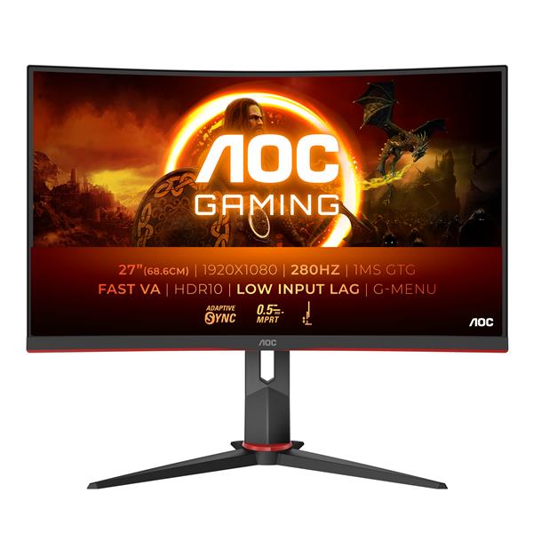 AOC Monitor curvo FHD da 27", 240 Hz
