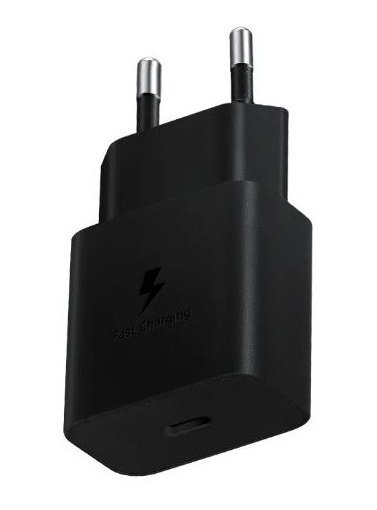 SAMSUNG CHARGER 15W TYPEC BLACK CON CAVO