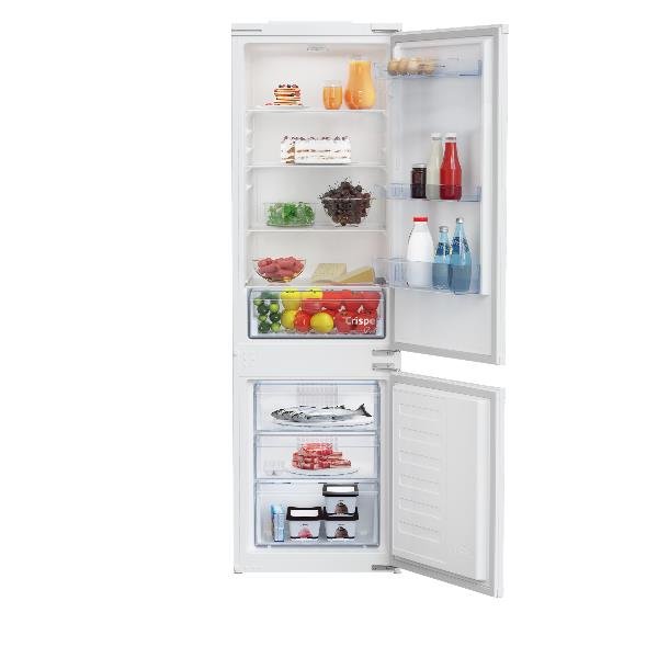Frigorifero da Incasso Beko, combinato, classe E, bianco