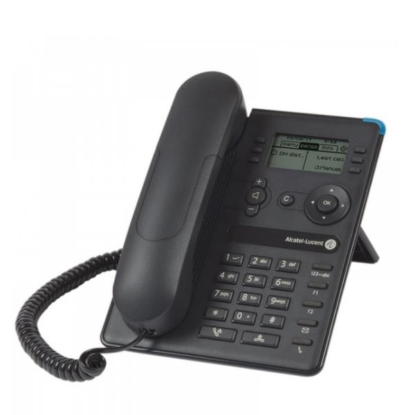 Alcatel 8008G Entry-level DeskPhone, NOE-SIP, 128x64 pixels, black …