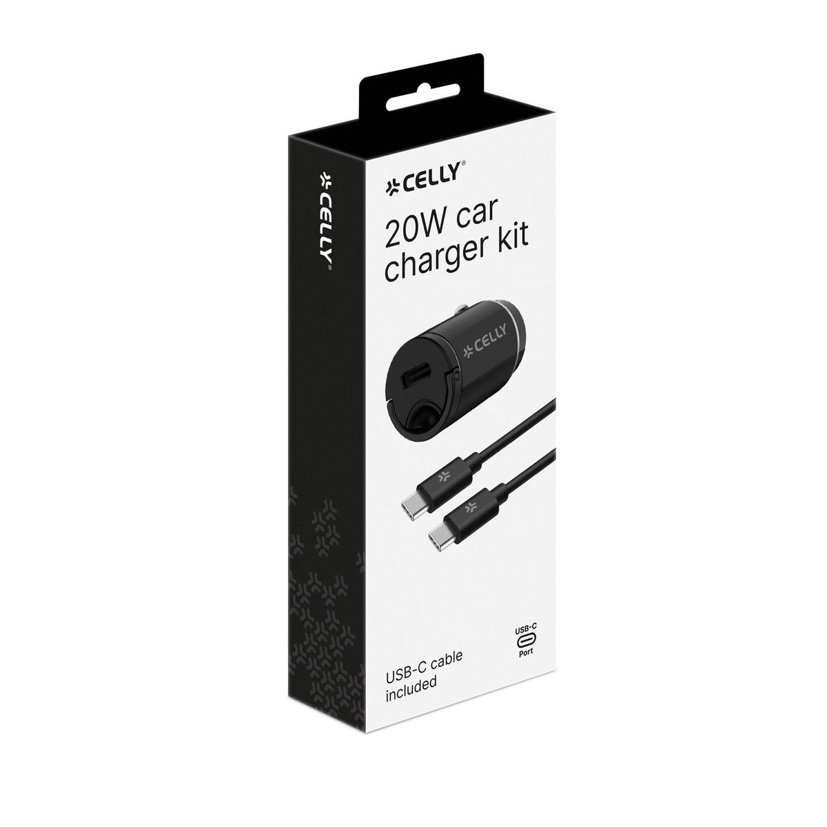 Celly CCMINITYPEC - 20W USB-C Car Charger+USB-C to …