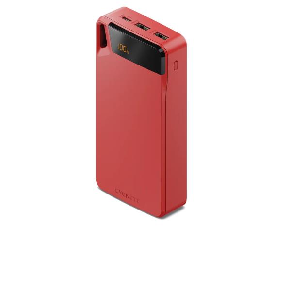 Cygnett Power Bank da 20.000 mAh - Rosso