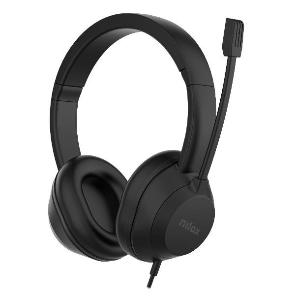 NILOX TECH - Cuffia USB con microfono rotante …