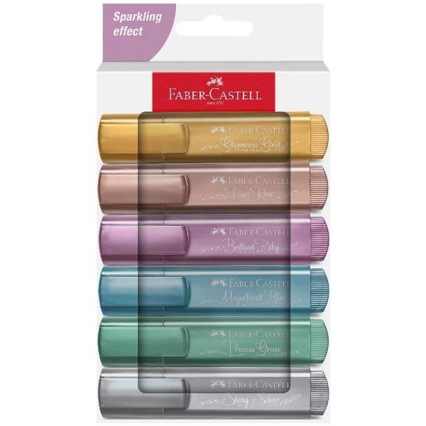 Faber Castel TEXTLINER 46 METALLIC - Confezione da …