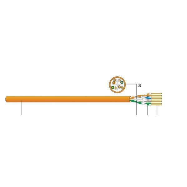 Datwyler CAVO UUTP CAT.6 CCA ARANCIO 500M