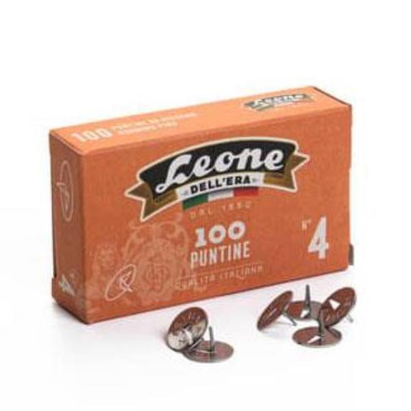 Leone Dell'Era Puntine in acciaio N4Confezione da 10 …