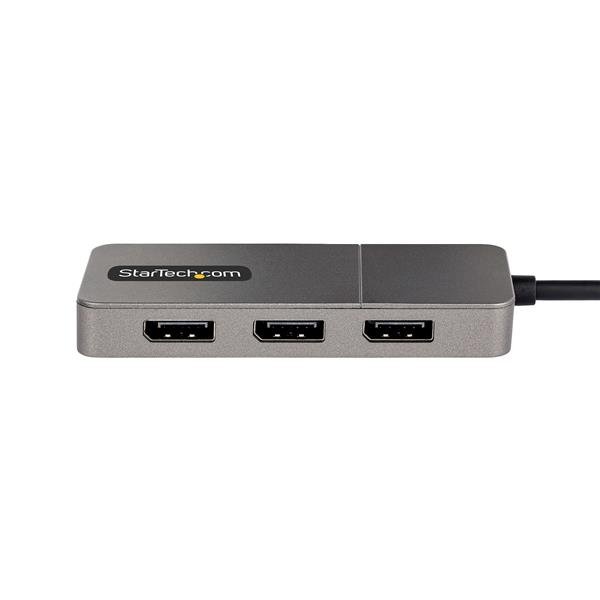 StarTech.com USB-C to Triple DisplayPort 1.4 MST Hub, …