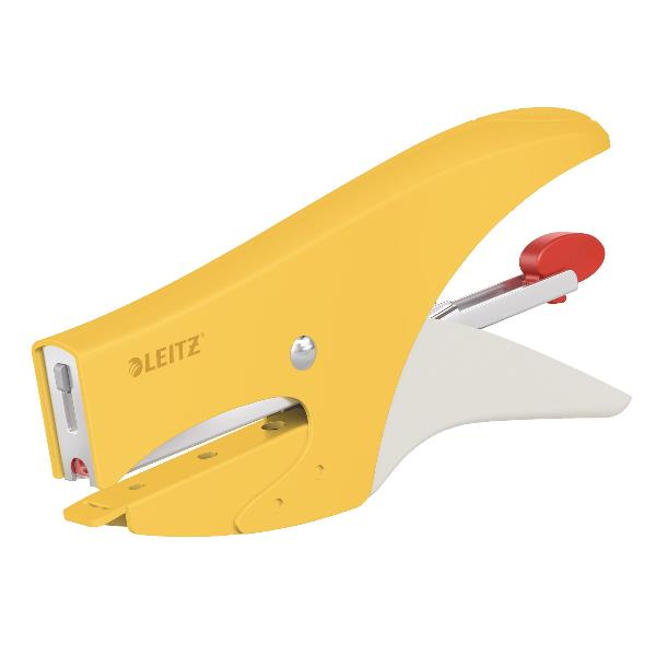 Cucitrice a pinza Leitz per punti metallici Giallo