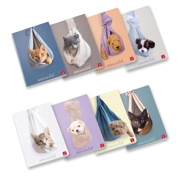 Pigna MAXI QUADERNO DOLCI CUCCIOLI A4 80GR - …