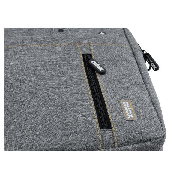 Nilox borsa per notebook 15,6 con tracolla Grigio