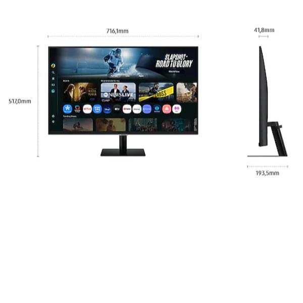 Samsung Smart Monitor - M70F da 32ʺ UHD, …