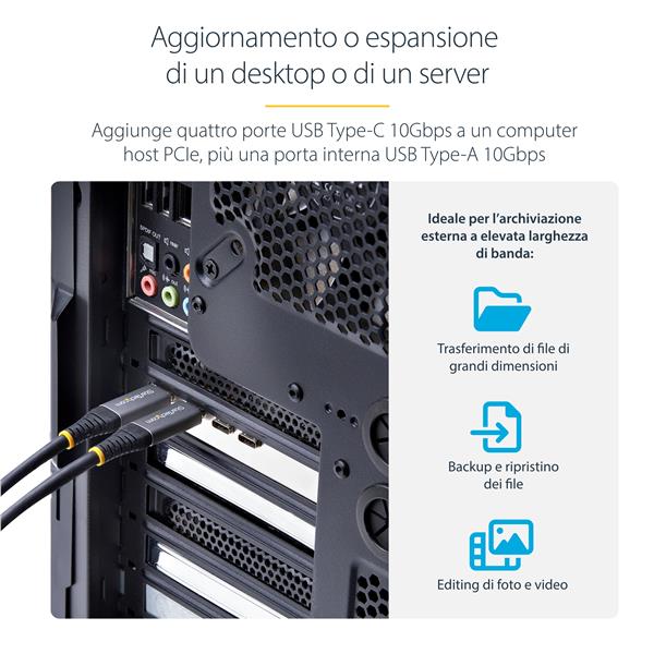 StarTech.com Scheda di Espansione PCIe USB a 5 …