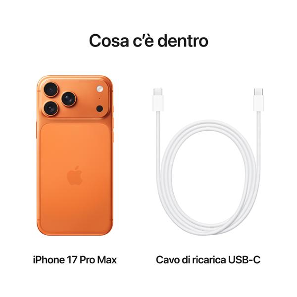 Apple iPhone 17 Pro Max 256GB Arancione Cosmico, …