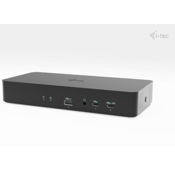 i-tec Universal Intelligent Dual Display Docking Station + …