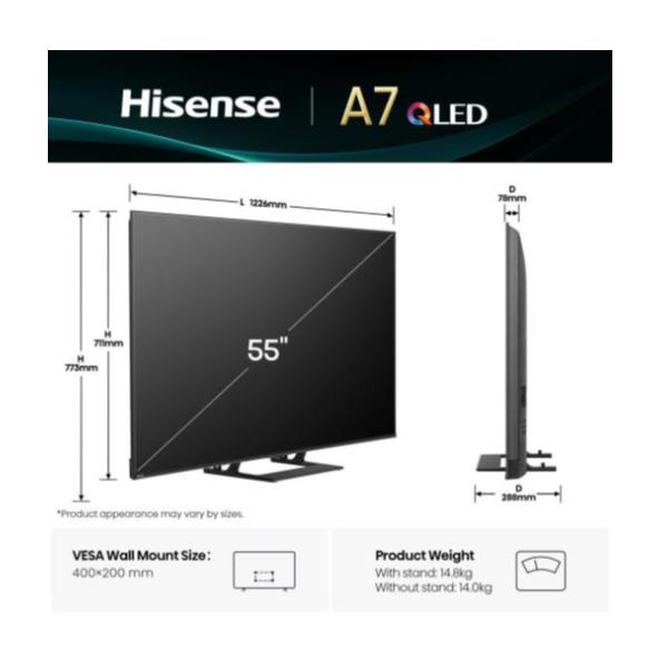 Hisense A7Q 55A79Q, 127 cm (50ʺ), 3840 x …