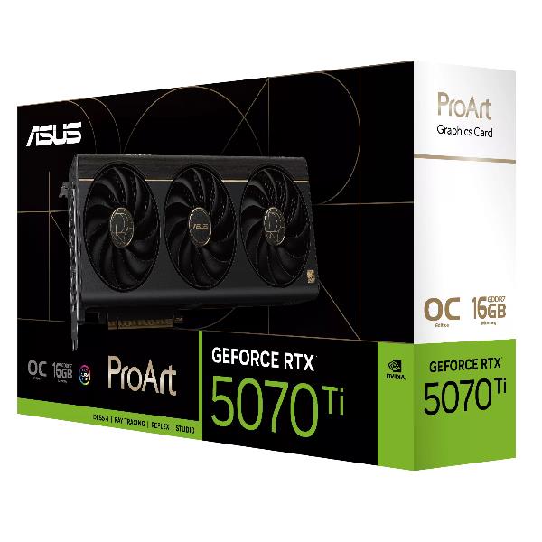 ASUS ProArt -RTX5070TI-O16G, GeForce RTX 5070 Ti, 16 …