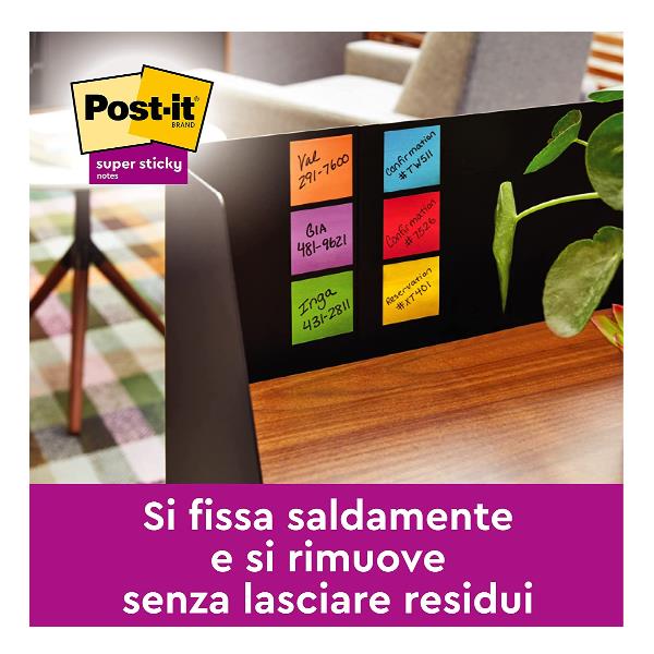 Post-it Super Sticky R330-12SSCY - Foglietti adesivi a …