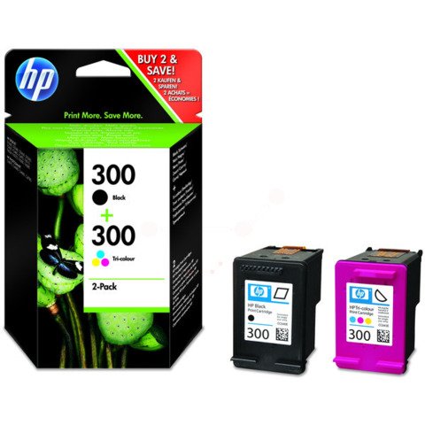 HP 300 - Confezione da 2 - nero, …