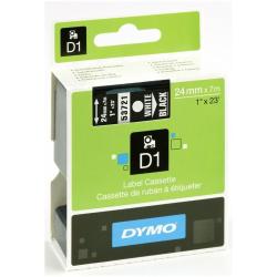 DYMO D1 - Poliestere - bianco su nero …