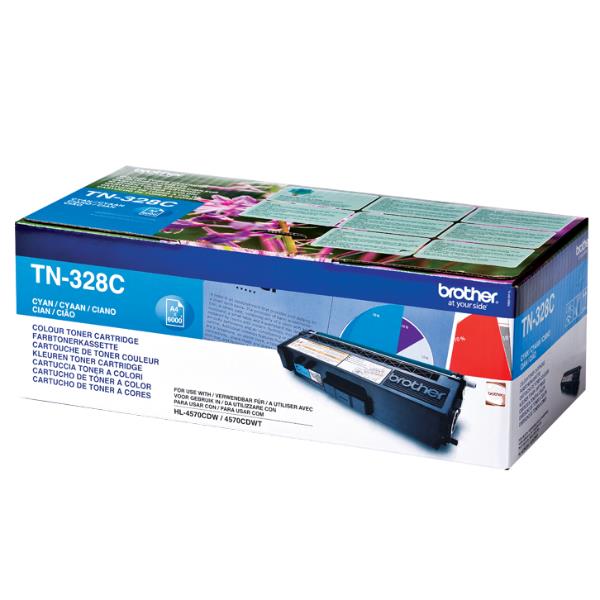 Brother TN328C - Ciano - originale - cartuccia …