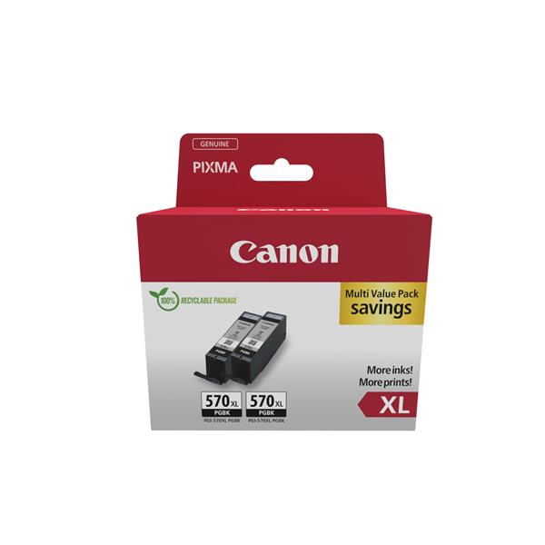 Canon PGI-570PGBK XL Twin Pack - Confezione da …