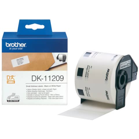 ROTOLO 800 ETICHETTE IN CARTA NERO SU BIANCO …