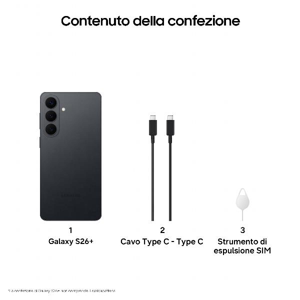 Samsung Galaxy S26+ Smartphone AI, 512GB, Processore avanzato, …