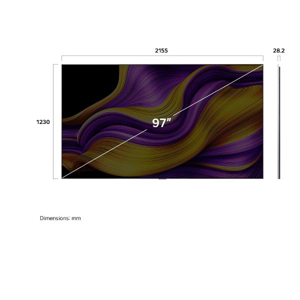 LG OLED evo AI OLED97G54LW, 2,46 m (97ʺ), …