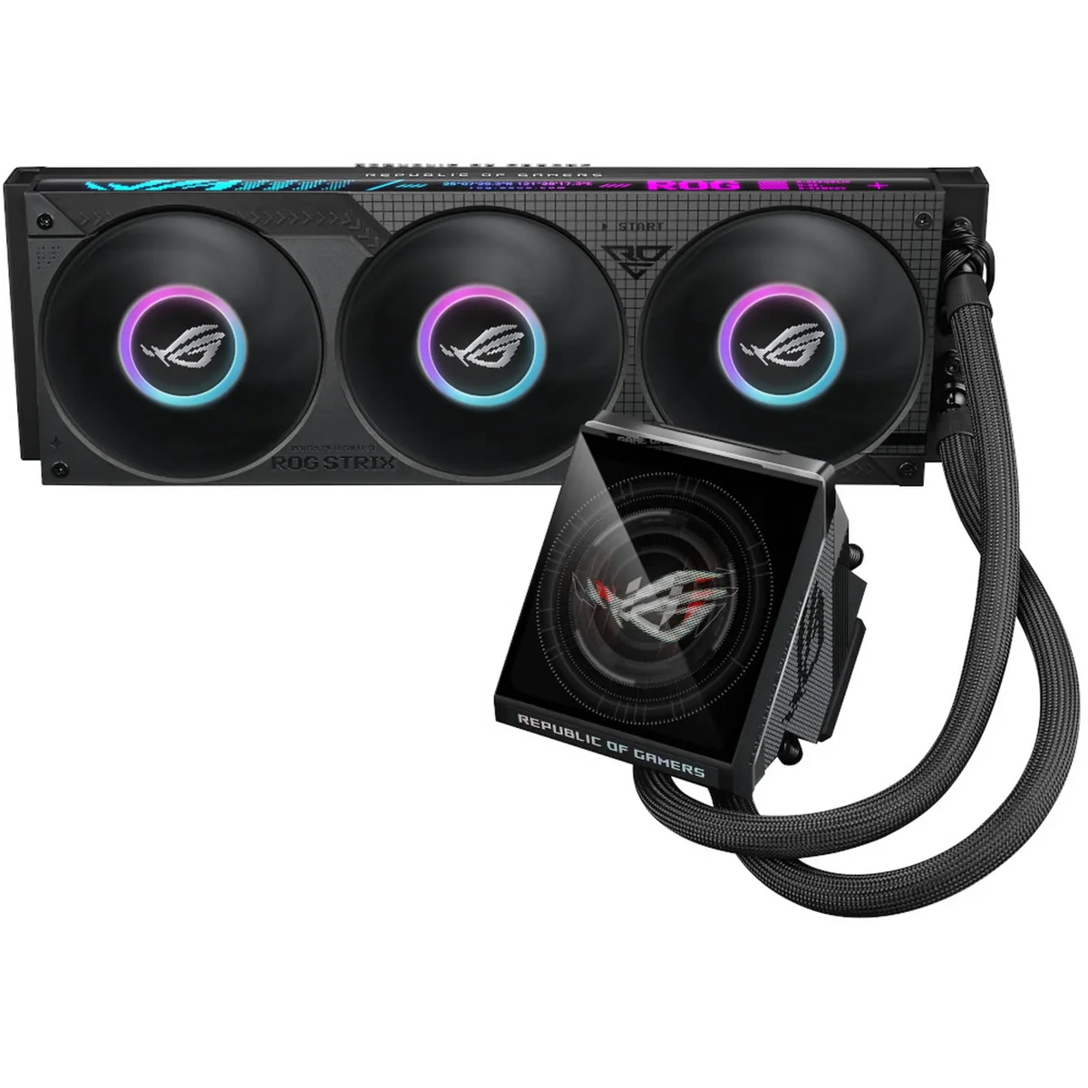 Asus ROG Strix LC IV 360 ARGB LCD …