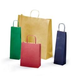 Borsa Allegra su carta kraft bianca colori dark …