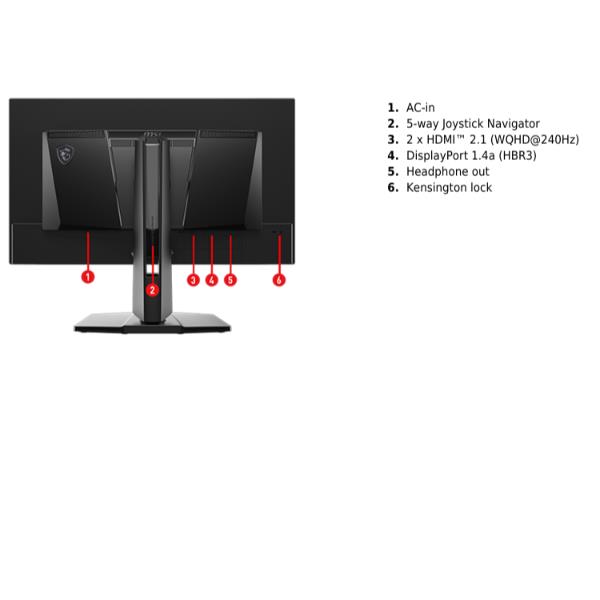 MSI MAG 274QP QD-OLED X24, 67,3 cm (26.5ʺ), …