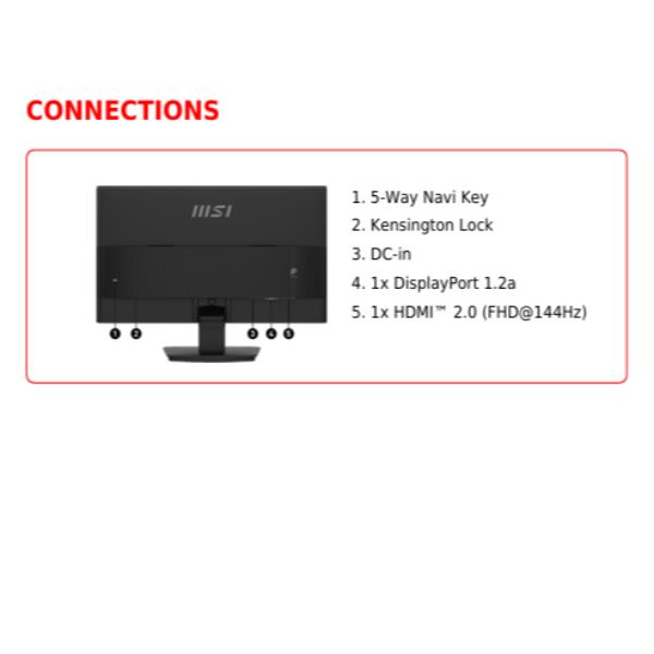 MSI Pro MP241W E14V, 60,5 cm (23.8ʺ), 1920 …
