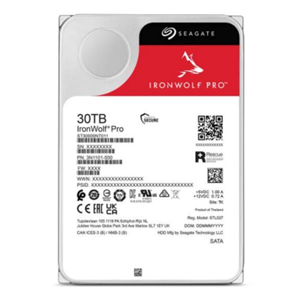 Seagate IronWolf Pro ST30000NT011, 30 TB, 7200 Giri/min, …