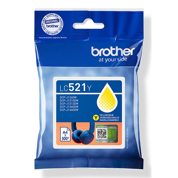 Brother - Cartuccia - Giallo - LC521MY - …