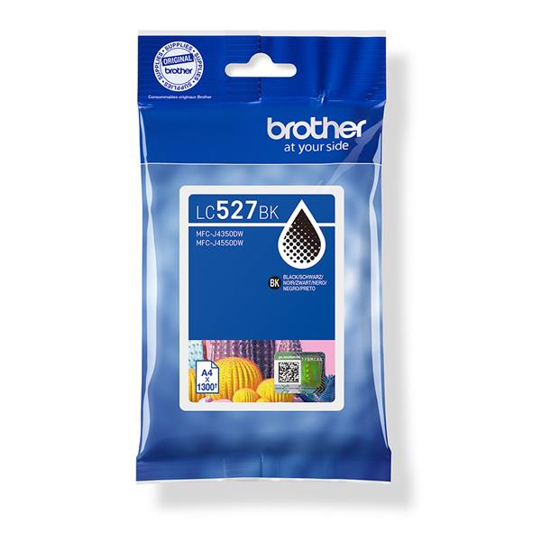 Brother LC527BK, Nero, Inchiostro a base di pigmento, …