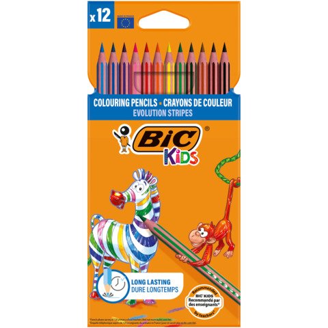 Matita colorata Evolution Stripes - colori assortiti - …