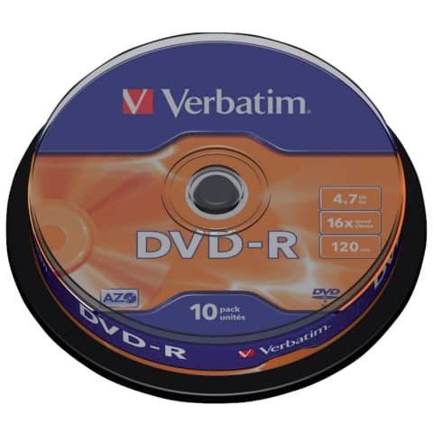 Verbatim - Scatola 10 DVD-R - serigrafato - …