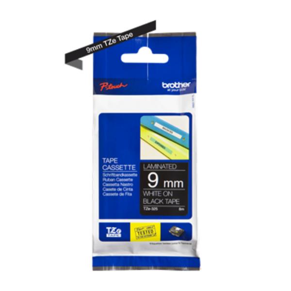 Brother - Nastro - Bianco/Nero - TZE325 - …
