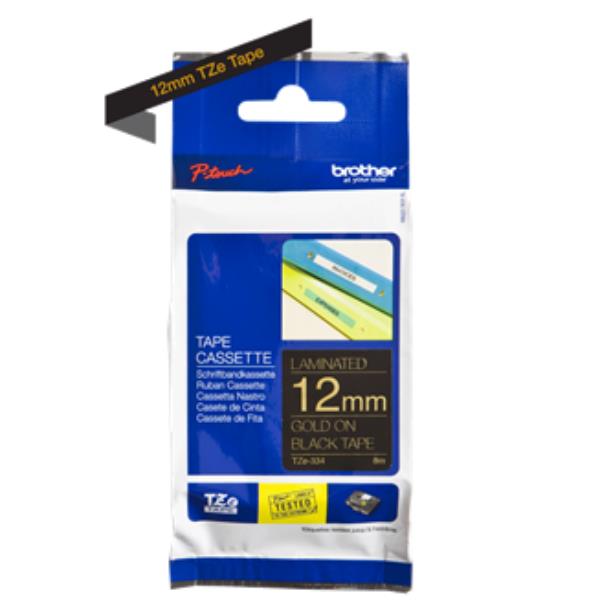 Brother - Nastro - Oro/Nero - TZE334 - …