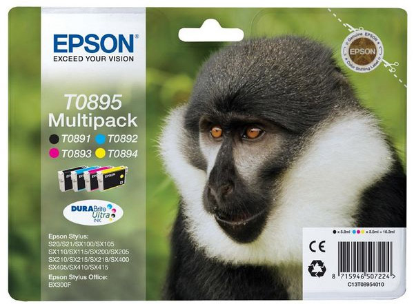 Epson - Cartuccia ink - C/M/Y/K - T0895 …