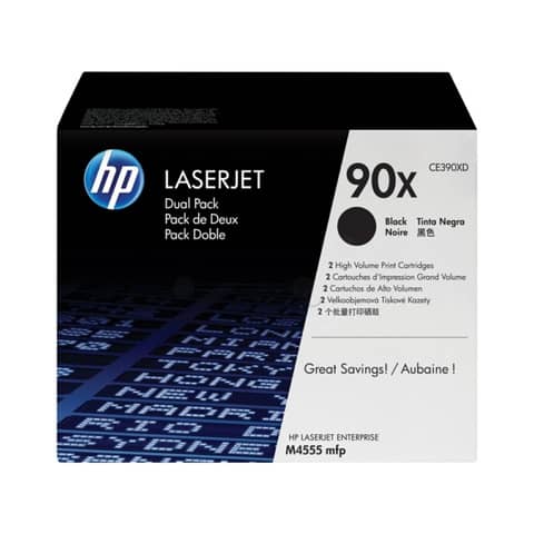 Hp - Confezione 2 Toner originale - 90X …
